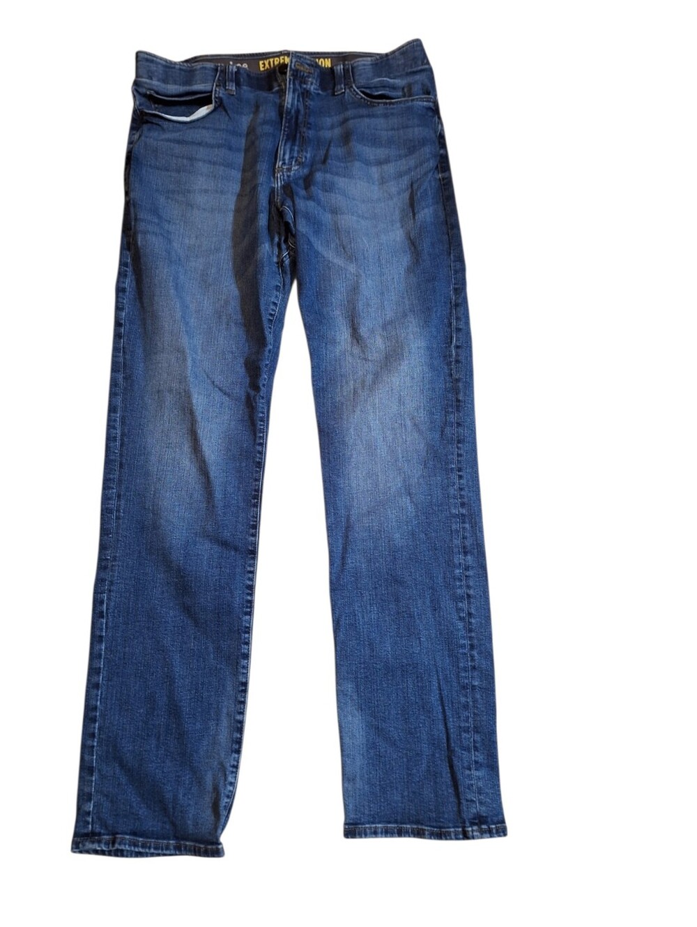 LEE Extreme Motion Men's Jeans Straight Fit Tapered Leg 36 x 36
